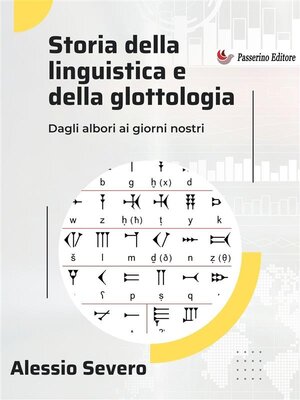 cover image of Storia della linguistica e della glottologia